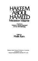 Cover of: Hakeem Abdul Hameed felicitation volume: presented to Hakeem Abdul Hameed on his 75th birthday