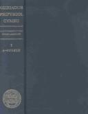 Cover of: Dictionary of Welsh Lang/4 Vol Set (University of Wales Press - Geiriadur Prifysgol Cymu) by University of Wales Press