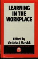 Cover of: Learning in the workplace