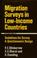 Cover of: Migration surveys in low income countries