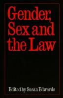 Cover of: Gender, Sex and the Law