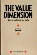 Cover of: The Value dimension by edited by Ben Fine.