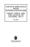 Japan's struggle with internationalism by Ian Hill Nish