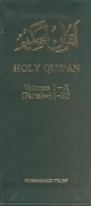 Cover of: The Holy Qur'an