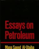 Cover of: Essays on petroleum