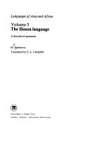 Cover of: The Hausa language: a descriptive grammar