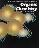 Cover of: Study guide and solutions manual for Organic chemistry