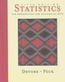 Cover of: Statistics by Jay L. Devore, Roxy Peck, Jay L. Devore