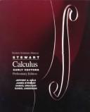 Cover of: Student Solutions Manual for Stewart's Calculus: Early Vectors : Preliminary Edition