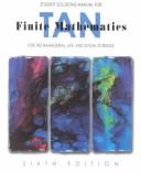 Cover of: Applied Finite Mathematics