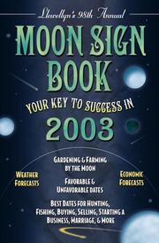 Cover of: 2003 Moon Sign Book | Llewellyn