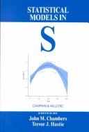 Cover of: Statistical models in S