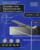 Cover of: Algebra and Trigonometry With Analytic Geometry by Jeffery A. Cole
