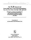 Cover of: The X.25 Protocol and Seven Other Key Ccitt Recommendations, X.1, X.2, X.3, X.21 Bis, X.28, and X.29.