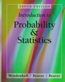 Cover of: Introduction to probability and statistics. by William Mendenhall, William Mendenhall