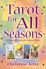 Cover of: Tarot For All Seasons: Celebrating the Days & Nights of Power