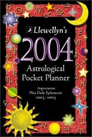 Cover of: 2004 Astrological Pocket Planner: Aspectarian Plus Daily Ephemeris 2003-2005