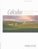 Cover of: Calculus by Edmond C. Tomastik