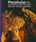 Cover of: Precalculus by James Stewart, Lothar Redlin, Saleem Watson