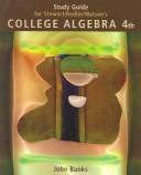 Cover of: Study Guide for Stewart, Redlin, and Watson's College Algebra  4th Edition