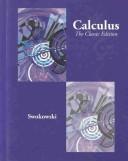 Cover of: Calculus by Earl William Swokowski