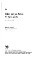 Cover of: Neither Man Nor Woman by Serena Nanda