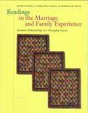 Cover of: Readings in the Marriage and Family Experience