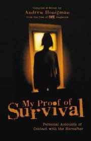 Cover of: My Proof Of Survival by Andy Honigman