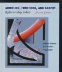 Cover of: Modeling, functions, and graphs by Katherine Yoshiwara, Bruce Yoshiwara, Katherine Franklin, Irving Drooyan, Irving Dro, Katherine Yoshiwara