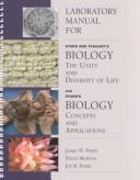 Cover of: Laboratory Manual for Starr/Taggart's Biology: The Unity and Diversity of Life, 9th and Starr's Biology: Concepts and Applications