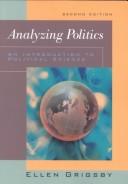 Cover of: Analyzing Politics: An Introduction to Political Science