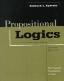 Cover of: Propositional Logics by Richard L. Epstein