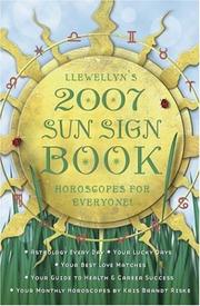 Cover of: 2007 Sun Sign Book by Llewellyn Publications
