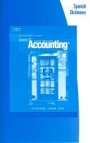 Cover of: Spanish Dictionary for Gilbertson/Lehman/Passalacqua/Ross' Century 21 Accounting, 8th