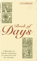 Cover of: Book of Days (Chambers)