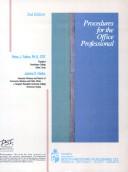 Cover of: Procedures for the Office Professional by Patsy J. Fulton, Margaret Fulton, Patsy Fulton-Calkins, Margaret Fulton, Patsy Fulton-Calkins