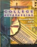 Cover of: College Keyboarding Microsoft Word 6.0/7.0 Word Processing: Lessons 1-60