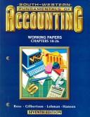 Cover of: South-Western Fundamentals of Accounting: Working Papers Chapters 18-26
