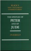 Cover of: Epistles of Peter and Jude (NT in Context Commentaries) by J. N. D. Kelly