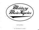 Cover of: Military motor cycles