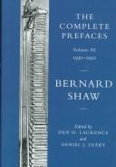 Cover of: The Complete Prefaces: Volume 2: 1914-1929 (Vol 2)