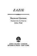 Cover of: Zazie in the Metro by Raymond Queneau, Raymond Queneau