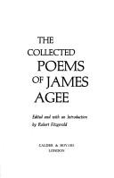 Cover of: Collected Poems by James Agee