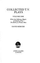 Cover of: Collected Television Plays