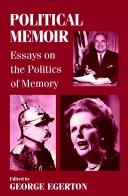 Cover of: Political Memoir | George Egerton