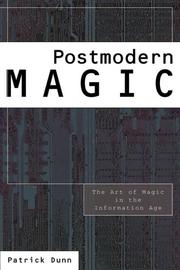 Cover of: Postmodern Magic: The Art of Magic in the Information Age