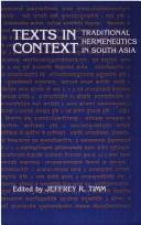Texts in Context by Jeffrey R. Timm