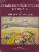 Cover of: Charles Burchfield's Journals: The Poetry of Place