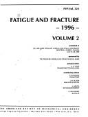 Cover of: Computer Technology: Fatigue and Fracture (Pvp)