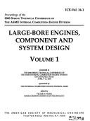 Cover of: Proceedings of the 2000 Spring Technical Conference of the ASME Internal Combustion Engine Division: presented at the 2000 Spring Technical Conference of the ASME Internal Combustion Engine Division, San Antonio, Texas, April 9-12, 2000